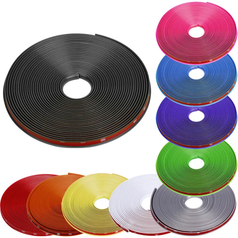 

8 m car style tire rim protector tire Hub tape bumper For BMW For Toyota new high quality car-styling