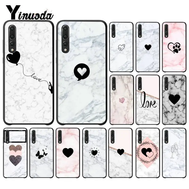 

Yinuoda Marble love butterfly wine glass Pattern Phone Case for Huawei P9 P10 Plus Mate9 10 Mate10 Lite P20 Pro Honor10 View10