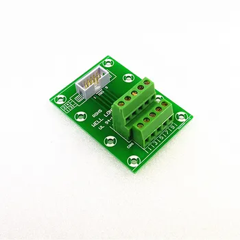 

DC3 10P 2x5Pins Header Breakout Board, Terminal Block, Connector.