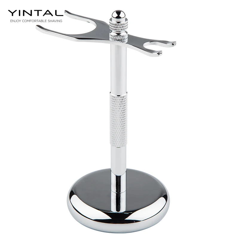 Men Razor Holder Stainless Steel Shaving Brush Stand Classic Safety Razor Stand Holder Make it
