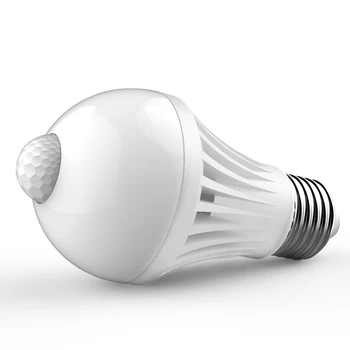 

5W 9W E27 PIR Motion Sensor LED Bulb AC85-265V Human Body Sensors Night Light for Corridor Stairs Basement Courtyard