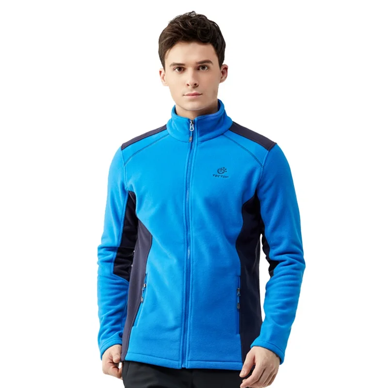 

Tectop New Autumn Winter Outdoor Men Thermal Polar Fleece Coats Thick Warm Polar Fleece Jackets Male Polar Fleece Hiking Jackets