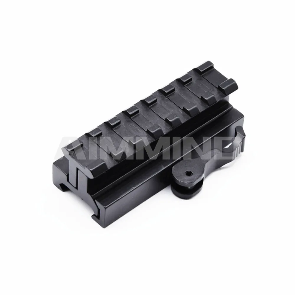 3 5 7 13 слот Riser mount adapter с 20 мм Picatinny Rail Weaver Base Scope регулируемая высота охотничий Riser mount adapter