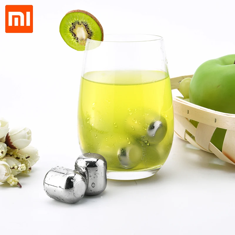 Xiaomi Mijia Circle Joy Ice cube 304 нержавеющая сталь моющийся для длительного использования льдогенератор для вина пробки фруктового сока