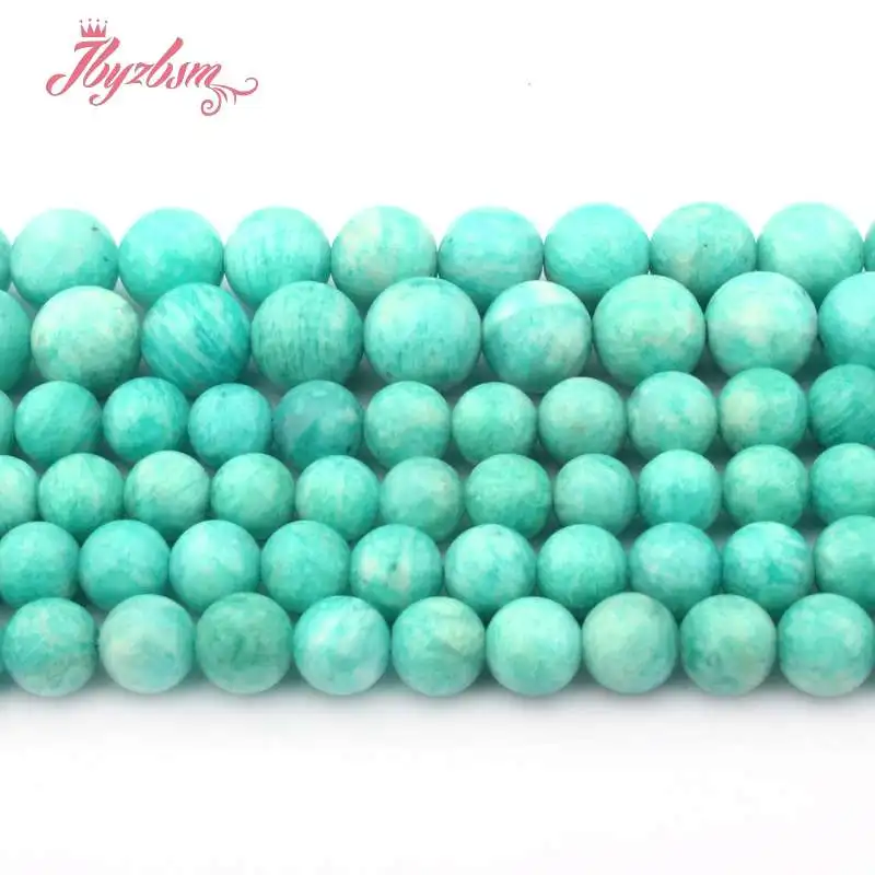 6mm 8mm Smooth Green Round Russia Amazonite Beads Natural Stone Beads