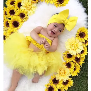 

Newborn Infant Children kids baby clothes set Outfits Clothes Off Shoulder Tops+Tutu Tulle Skirt boutique clothing Set Tracksuit