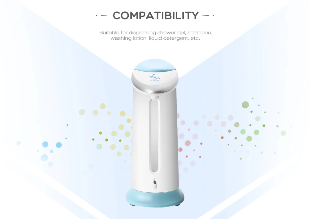 AD - 08 400ml Stainless Steel Automatic Soap Dispenser Touchless Sanitizer Dispenser