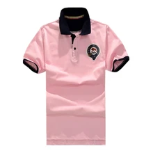 Новая брендовая мужская рубашка поло, хлопковая рубашка с коротким рукавом для мужчин, рубашки-поло Homme, Классическая Повседневная рубашка, Размер 7XL 8XL