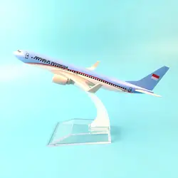 Боинг 737 авиалайнеров 16 см REPUBLIK Индонезия AIRLINES сплав металла модель самолета Модель самолета игрушки подарок на день рождения