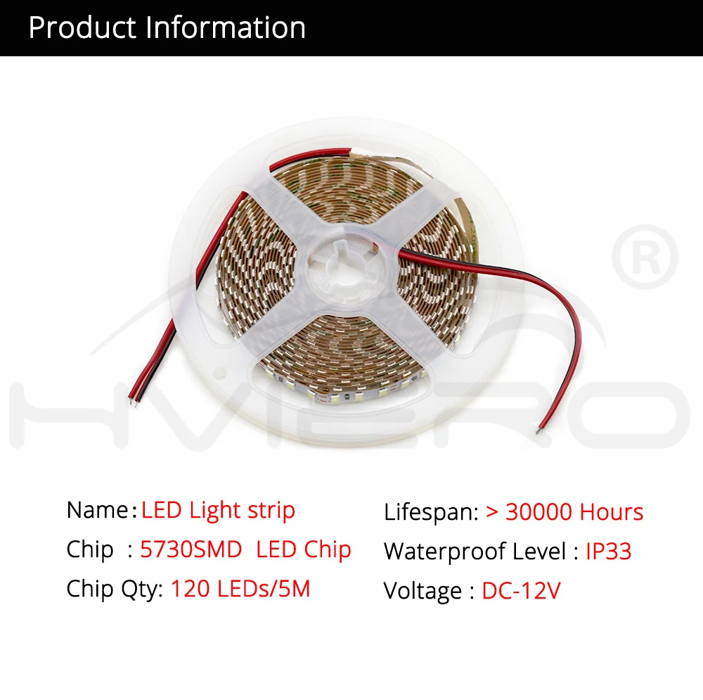 1 рулон 5 м 5730 120 светодиодов/м 600 светодиодов теплый белый светодиодные ленты DC 12 В IP20 не водонепроницаемый гибкая яркая Атмосфера свет для