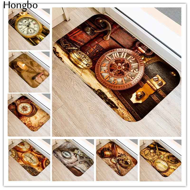 Hongbo Door Mat Floor Mat Carpet For Living Room Nautical Map Telescope Compass Pattern Doormat Kitchen Rug Bath Mat Carpet Hongbo Door Mat Floor Mat Carpet For Living Room Nautical Map Telescope Compass Pattern Doormat Kitchen Rug Bath Mat Carpet