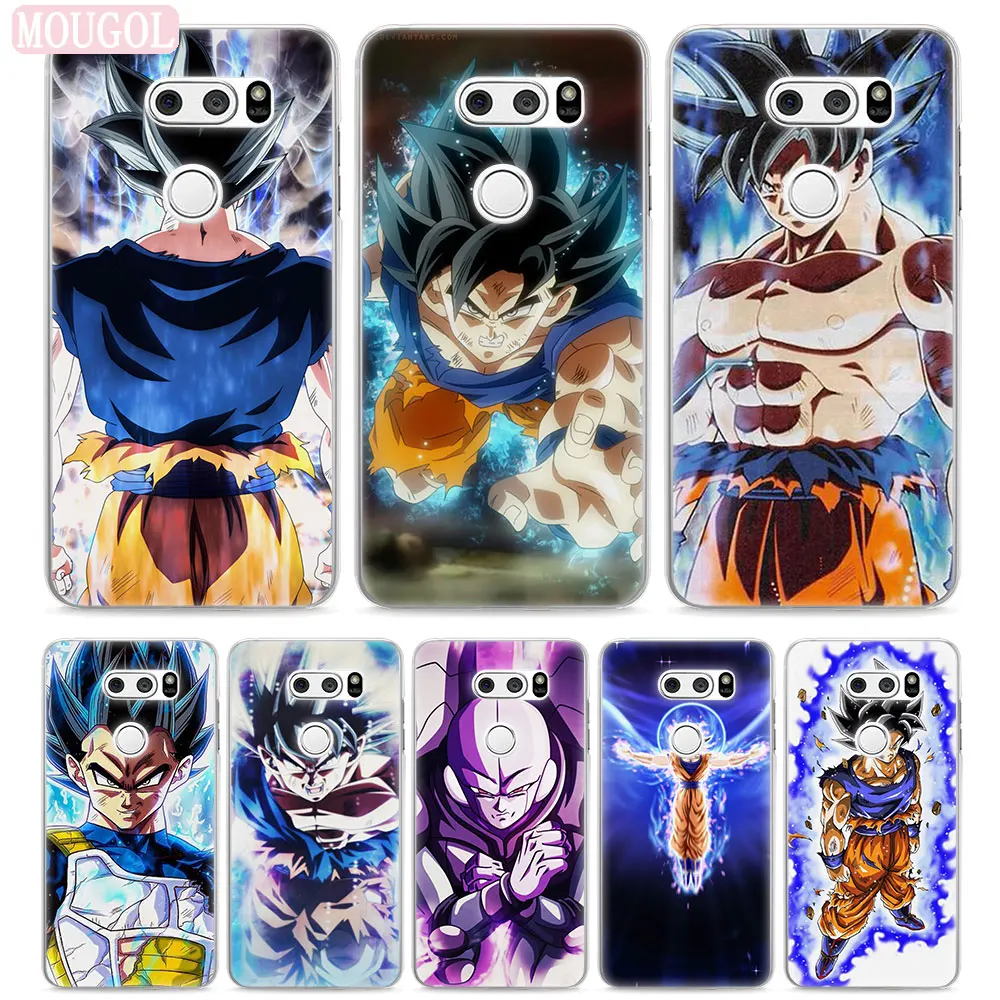 MOUGOL Hot Sale dragon ball z goku ultra instinct Style hard Thin clear Mobile phone shell Case