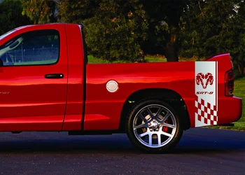 

For 2 Truck vinyl sticker decals bed stripes Dodge Ram 1500 RT mopar rebel hemi SRT8