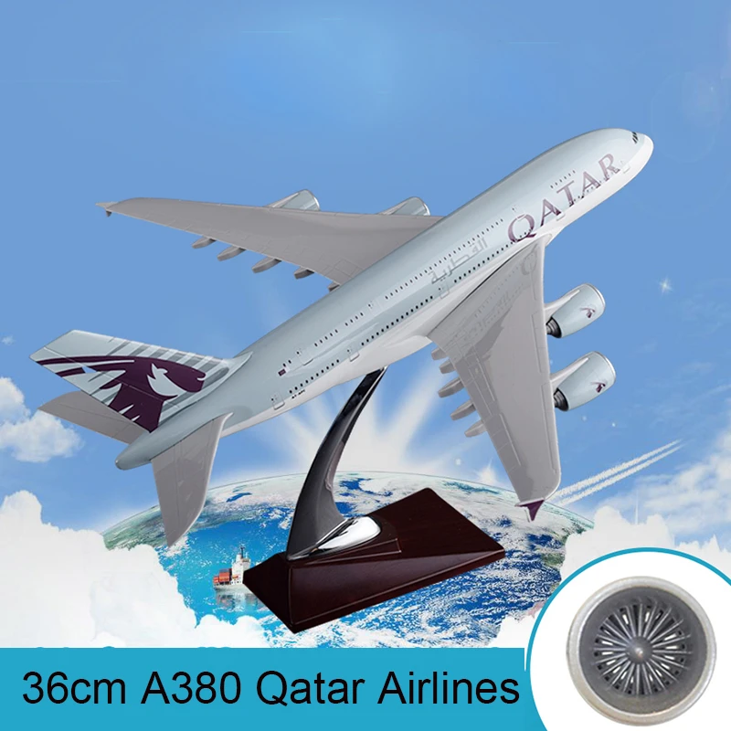 qatar airways toy plane