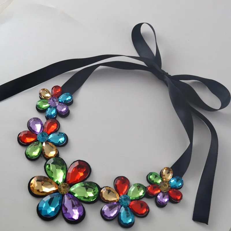 Leanzni роскошное модное короткое массивное ожерелье и кулон полимерный цвет модное женское ожерелье подарок