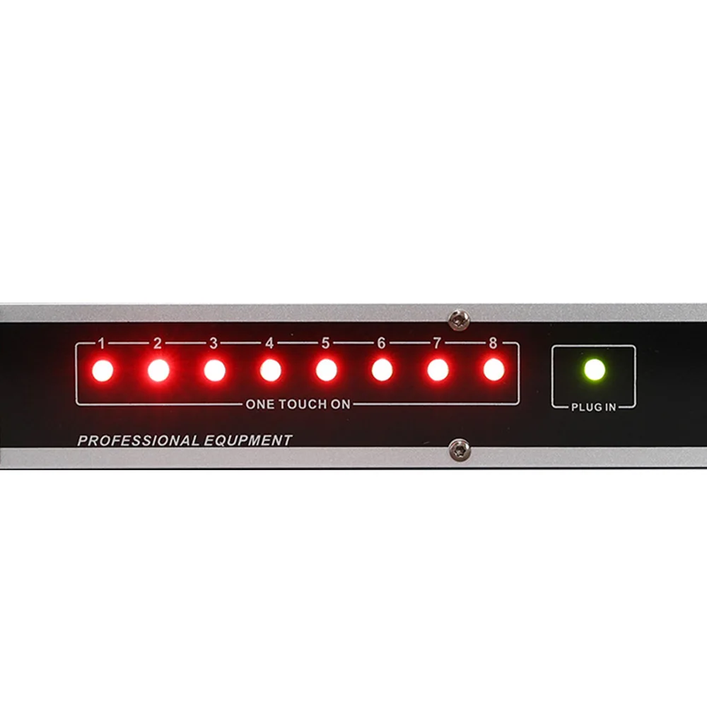 Professional stage 8/10 way power sequencer socket