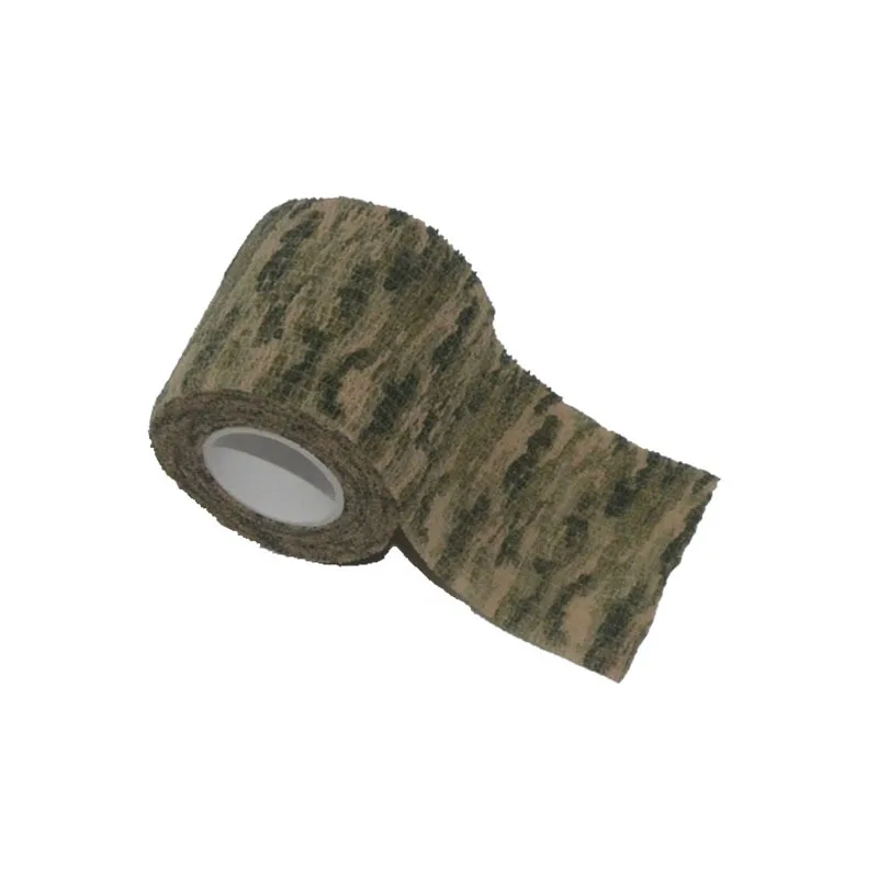 New Camo Camouflage Elastic Tape Durable Disposable Waterproof Nonwoven Wrist Wound Bandage Sports Support Tatoo Grip Wrap