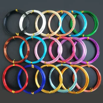 

5 Meters/Roll 1.5mm/15 Gauge Aluminium Craft Floristry Wire For Jewellery Beading Making