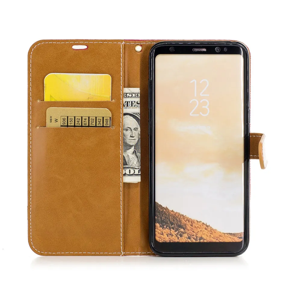 Чехол в стиле ретро для Samsung Galaxy Note 9 8 j3 j5 A3 A5 2017 A6 A7 A8 J4 J6 Plus 2018 Модный повседневный