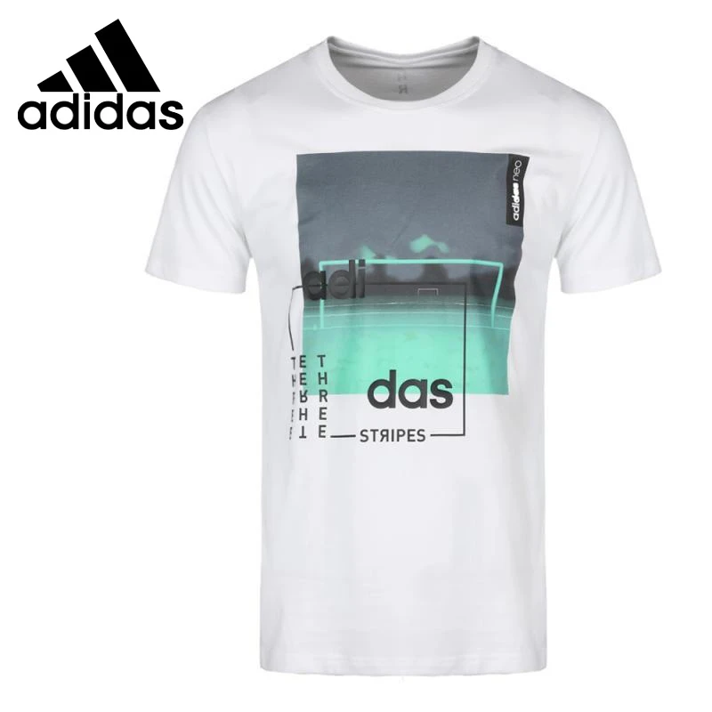 Novedad Original, camisetas de marca Adidas Neo hombre, ropa de manga de monopatinaje| -