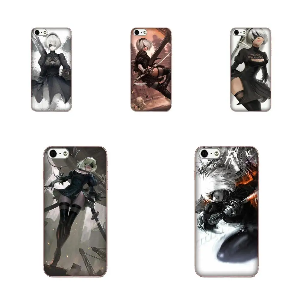 Yorha No. 2 Тип B 2b Nier Automata мягкий чехол с рисунком для Xiaomi Mi3 Mi4 Mi4C Mi4i Mi5 Mi 5S 5X 6 6X A1 Max Mix Note 3