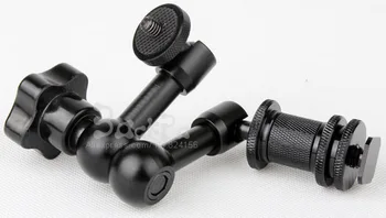 

7Inch / 290mm Magic Arm DSLR Rig Camera Camcoder LCD Monitor Flash Light 1/4 Female Male Screw Socket Accessories