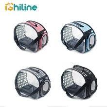 Переносная сумка для кошек, сумка-переноска для домашних животных, прозрачная капсула, дышащая, для путешествий, для попугая, кошки, собаки, птицы, рюкзак, для переноски котенка, клетки для переноски