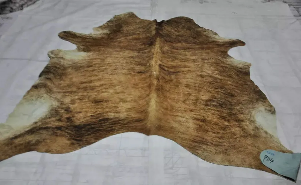 New Calfskin Rug Cowhide Cow Hide Skin Leather Calf Exotic in New