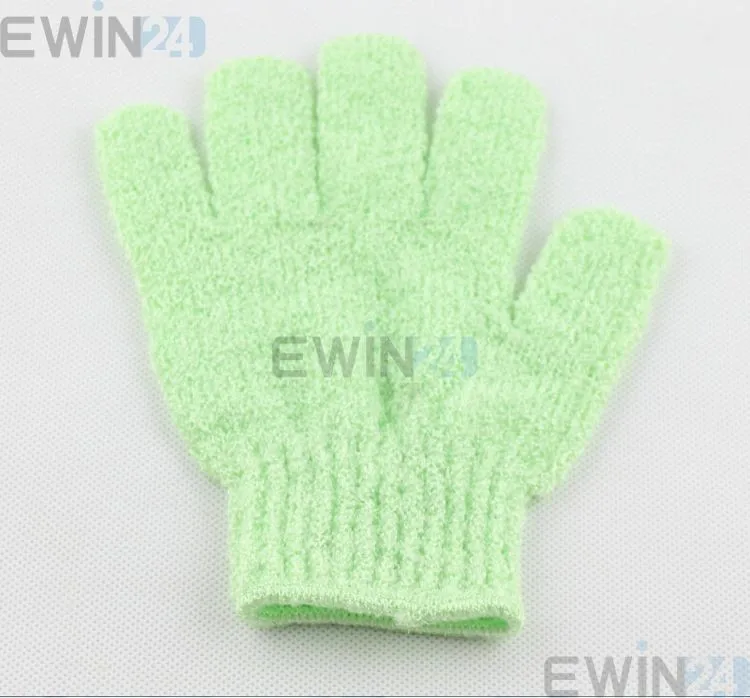 Exfoliating Glove Skin Body Bath Shower Loofah Sponge Mitt Scrub Massage Spa (21)