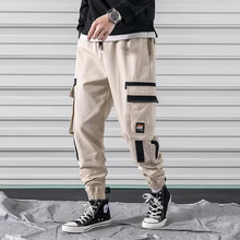 M-3XL 2019 Spring Track Pants Men Sweatpants Mens Joggers Pants Cargo Camo Tactical Harem Army Pants