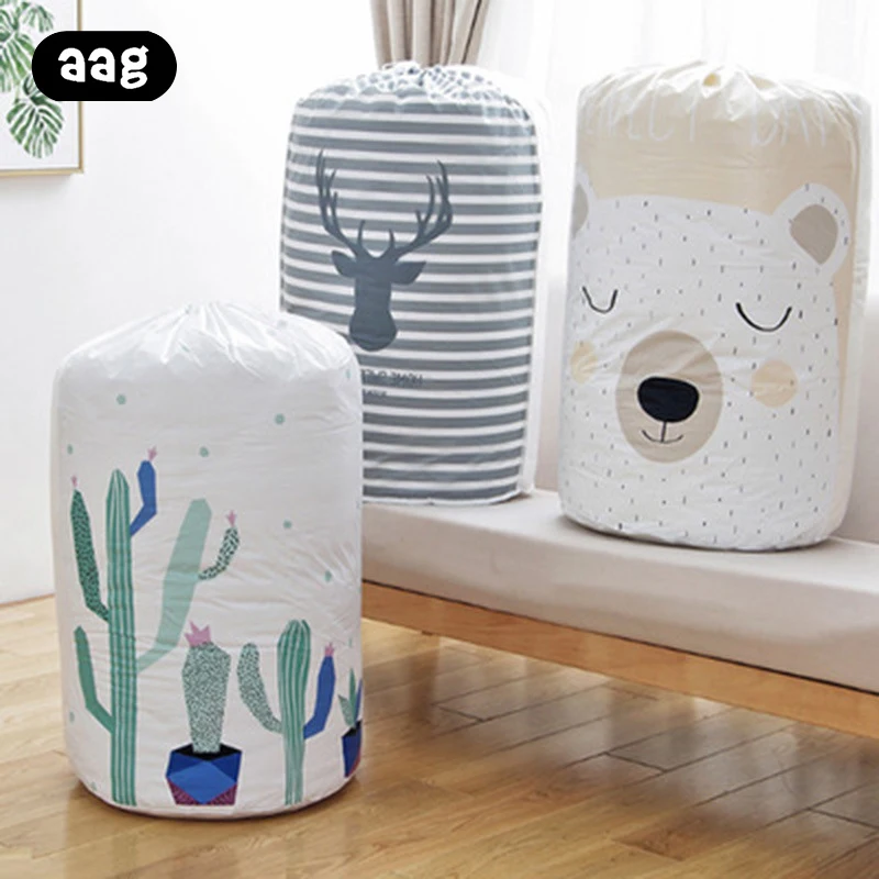 

Foldable Clothes Quilt Storage Bag Large Capacity Blanket Sweater Organizer Box Laundry Storage Basket Home Storage Accessories