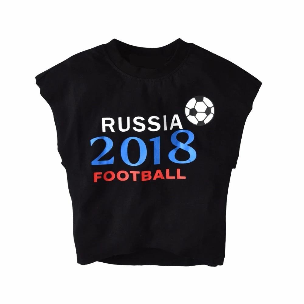2018-Casual-T-Shirt-Tops-And-Shorts-Two-Piece-Russia-2018-Football-Letter-Print-Black-T_