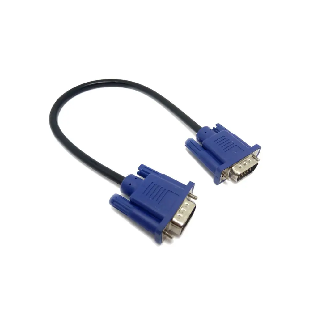VGA Cable Male to MaleBraided Shielding High Premium HDTV VGA computer tv display signal cable 0.3m/0.5m/1.5m/3m