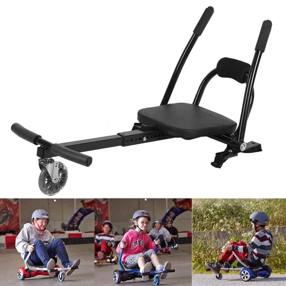 

Adjustable Shock Absorber Hoverboard Accessories Go Kart Hover Kart For Kids Adult Gift Electric Scooter Attachments Cart Seat