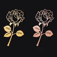 Красивые розы металлические закладки этикетки книга маркер канцелярские товары ручной работы DIY художественное ремесло