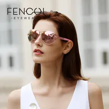 Gafas de sol polarizadas Vintage FENCHI gafas de sol de marca de diseñador gafas de sol Rosa gafas de conducción de moda oculos sol femenino