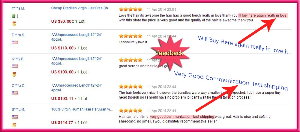 Feedback ....
