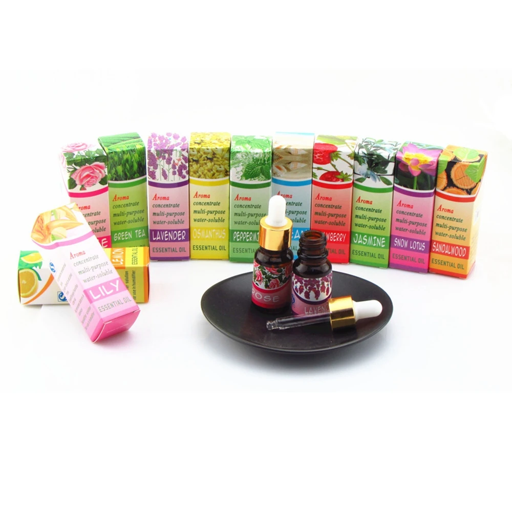 

10MLEssential Oil Water Soluble Herb Oil Therapeutic Grade Aromatherapy Scent for Diffuser Humidifier Water-soluble Oil 12 Kinds