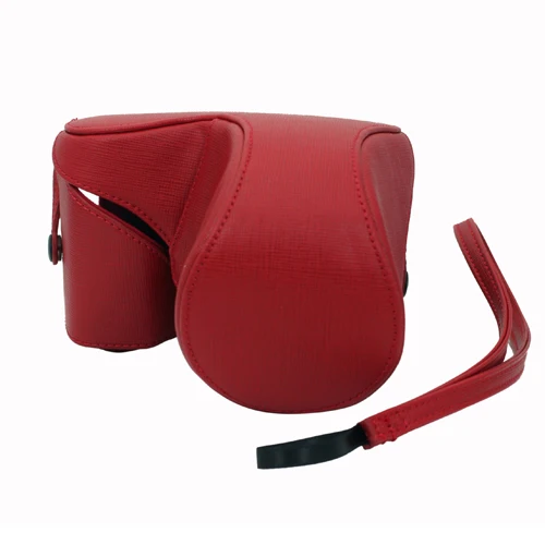 Кожаный чехол для камеры Sony E NEX 5 NEX5 фотокамера red NEX5N|case uk|bag trashcase vanguard |