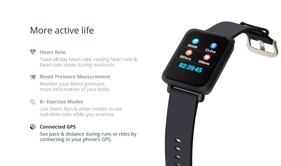 COLMI M28 Смарт-часы IP68 Водонепроницаемый сердечный ритм кровяное давление Smartwatch для Xiaomi Android IOS Phone LINK Band SPORT 3