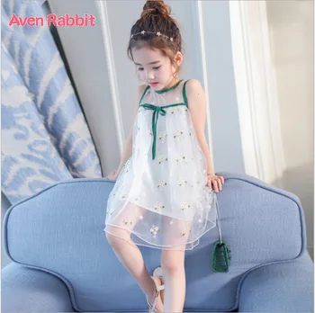 

Aven Rabbit girls dress summer kids dresses for girls vestidos princess dress girls summer dress