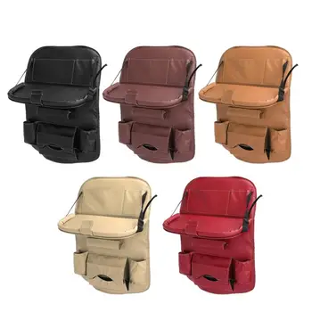 

Multi-function Car Seat Back Storage Bag Organizer Net Pocket Holder Table Travel auto accessories