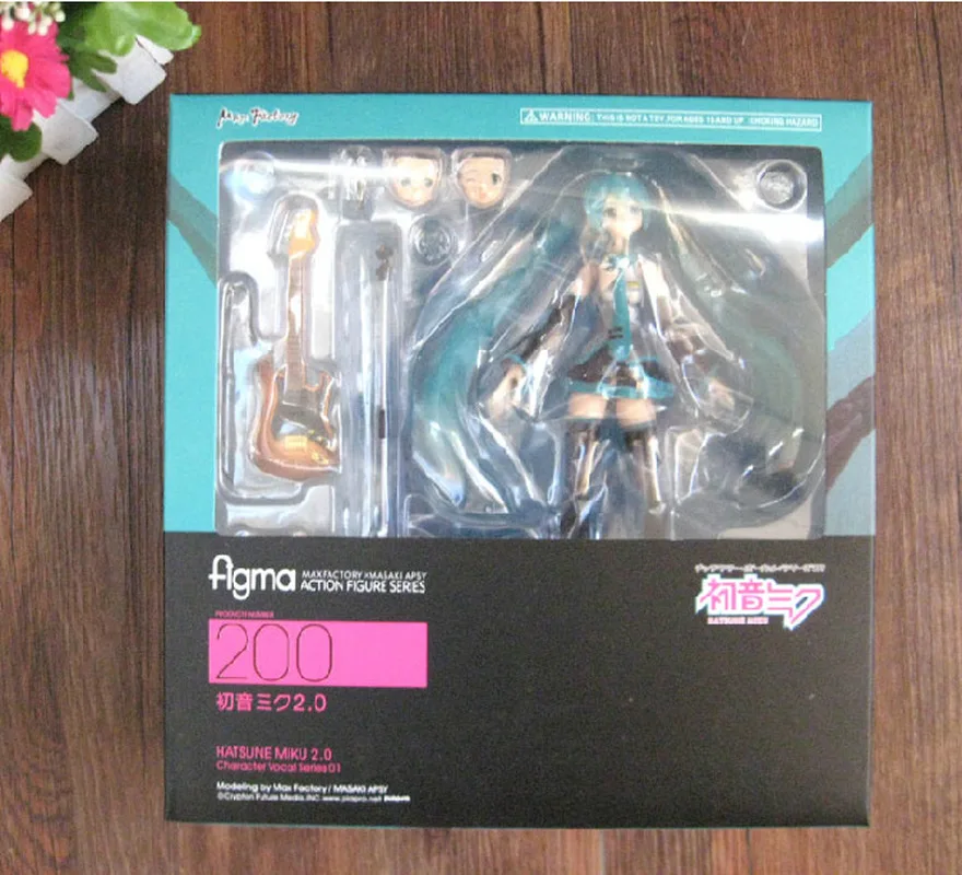 FIGMA 200 Hatsune Miku гитара версия аниме 15 см фигурка модель игрушки подарки на день