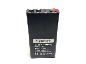 9パック/ロットデュアル出力12v 5A 2出力ジャックdc 12v 6500mahスマートパワーのcctvカムリチウムイオン電池パックとアルミケース