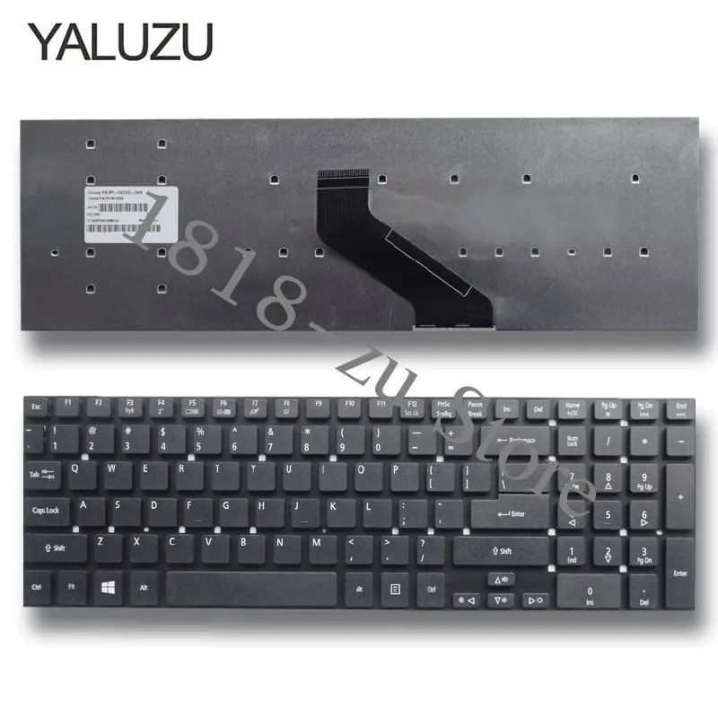  YALUZU US English Keyboard No Frame for Acer Aspire ES1-512-C88M ES1-520-39SQ