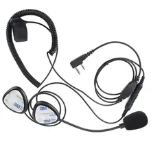 Upgrade Finger PTT Motorcycle Helmet Headset MIC for KENWOOD TYT BAOFENG UV-5R RETEVIS H777 PUXING Walkie Talkie C2242A