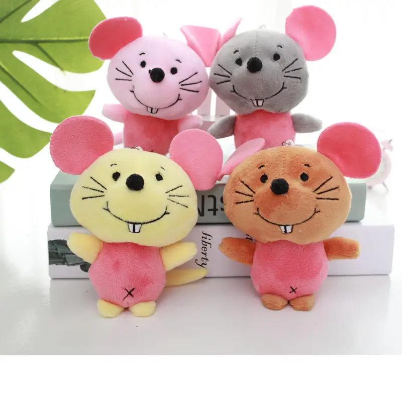 

New Small 12cm Toothed rat Key chain Pendant toys , Cute Kawaii shark stuffed toys Quality Baby Children Plush Toys wholesale