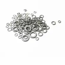 100 шт. рыболовная вертлюжная леска из нержавеющей стали с Крючковым соединителем сверхмощная безсварная Закрытая кольцевая Рыболовная Снасть weihefishing