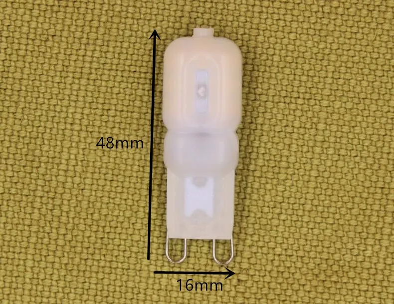 G9 светодиодный светильник 3 Вт AC 220 В 230 В G9 светодиодный светильник SMD 2835 Светодиодный светильник g9 Замена 25 Вт галогенный светильник