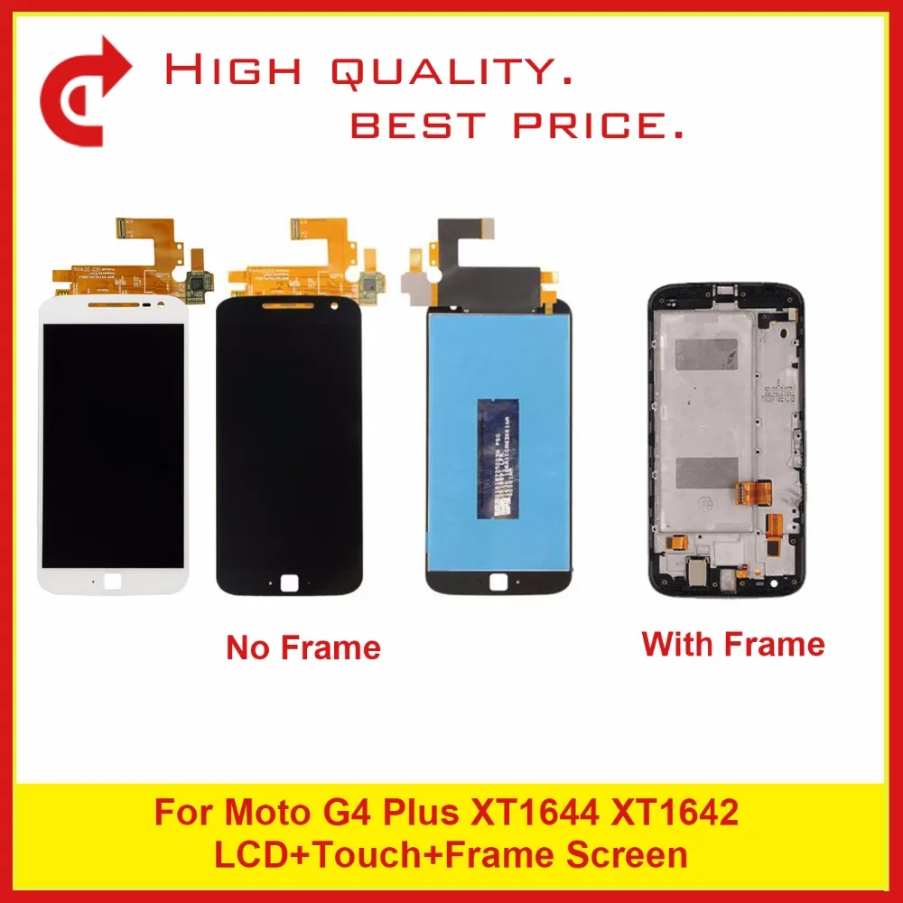 

High Quality 5.5" For Motorola Moto G4 Plus XT1644 XT1642 Full Lcd Display With Touch Screen Digitizer Assembly Free Shipping